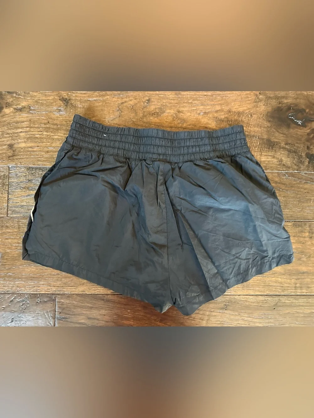 PINK Victoria's Secret Black Athletic Shorts with Drawstring- Size Medium